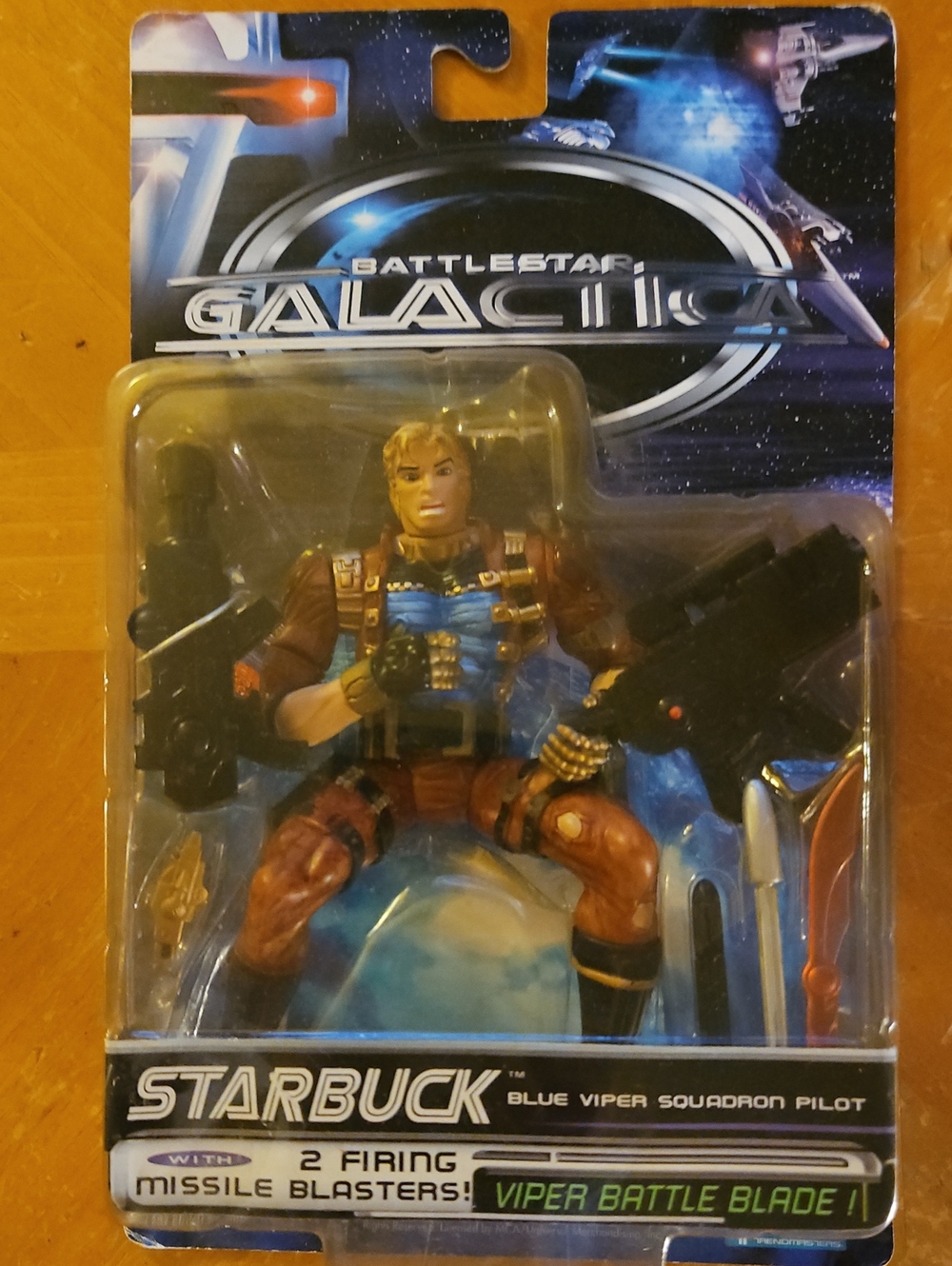 TrendMasters Battlestar Galactica Starbuck Figure - 1996 New,sealed